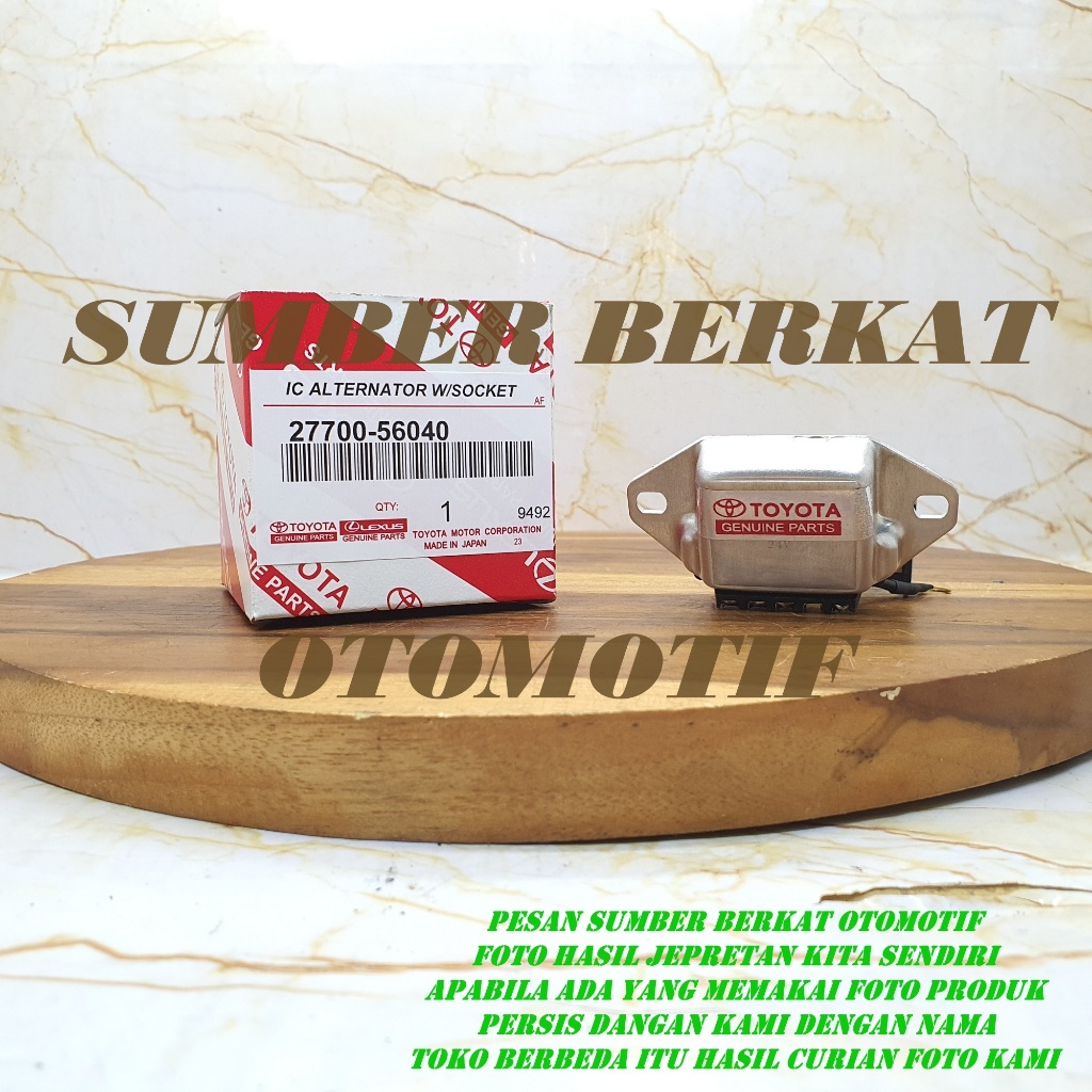 IC ALTERNATOR KOMPLIT HT125 HT130 DYNA 24V MOBIL