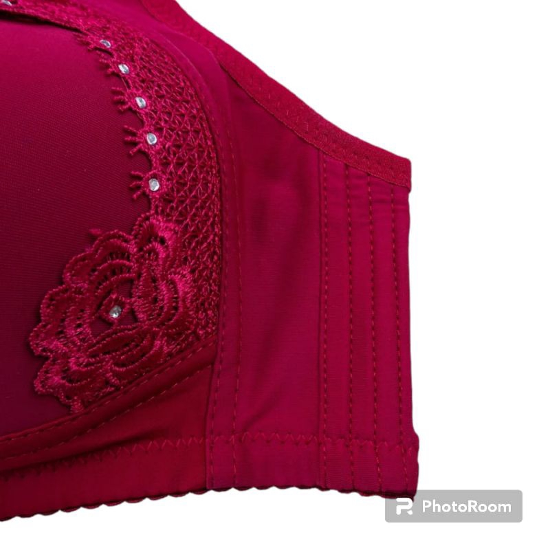 BH POLINI K333 -BH Jumbo Kait 3 - BRA Jumbo Kait 3 - BH Jumbo Kait 3 Tanpa kawat - Daleman Wanita