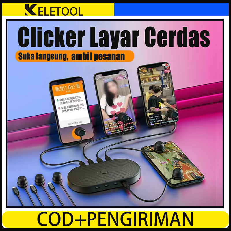 8 Clickers Tetap Hidupkan Layar otomatis layar auto clicker tapper auto kliker clicker hp tapper ala