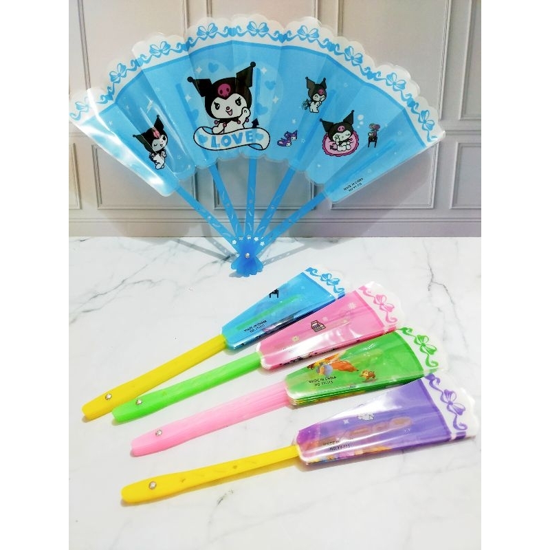 KIPAS TANGAN KARAKTER / KIPAS LIPAT KARAKTER LUCU