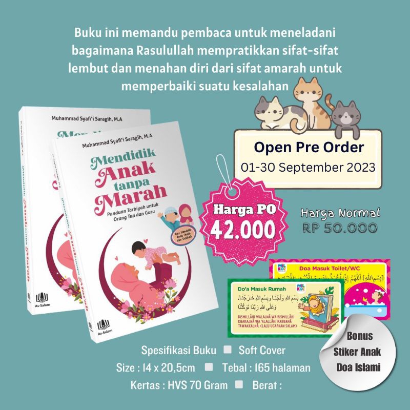 [READY] Buku Parenting : Mendidik Anak Tanpa Marah? Panduan Tarbiyah Untuk Orangtua dan Guru by As-S
