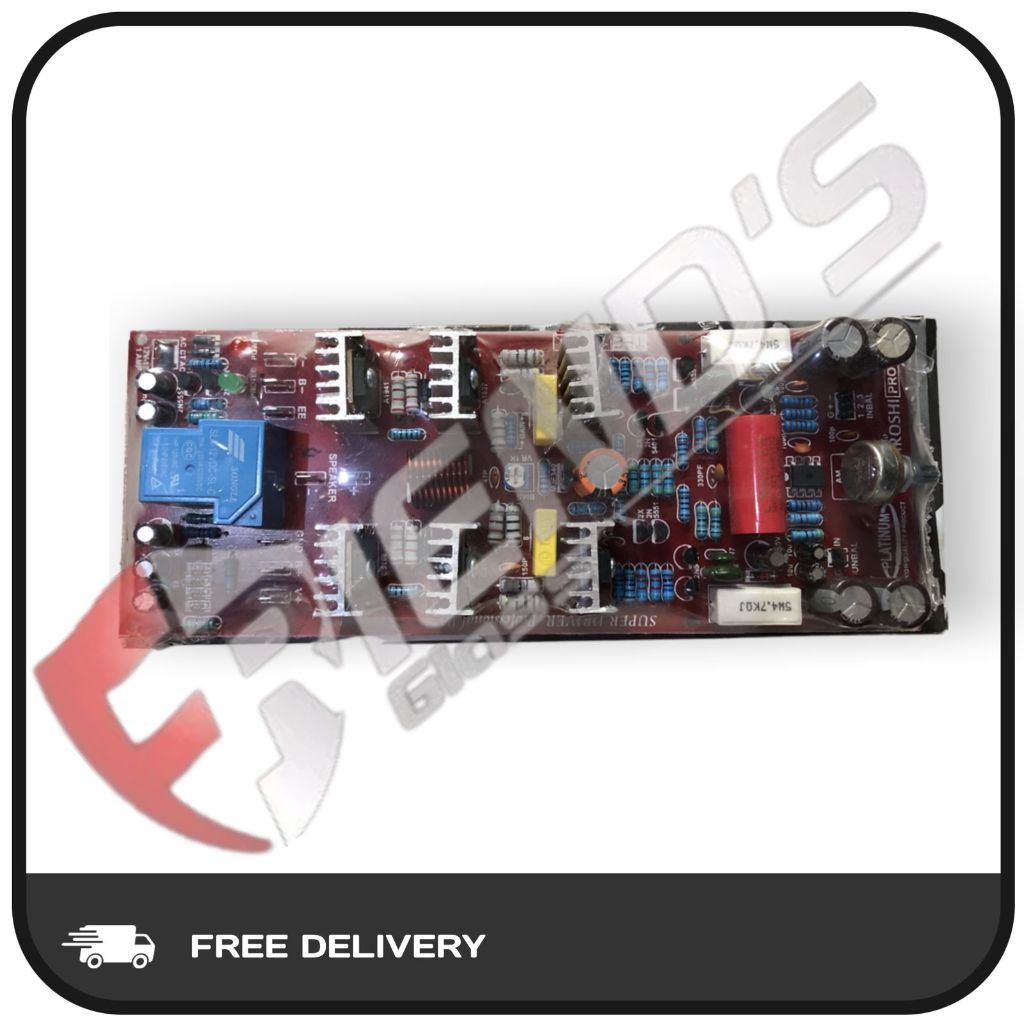 KIT DRIVER POWER YIROSHI PRO 6 TEF SYSTEM UP TO 2000W DRIVER POWER PROFESSIONAL AMPLIFIER