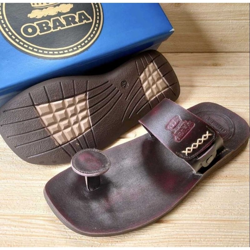 Sandal pria kulit sapi asli //sandal jamur kulit asli// sandal kulit pria kulit sapi asli