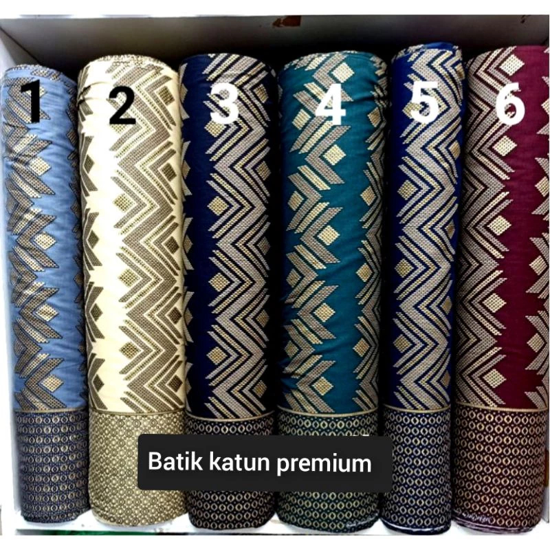 KAIN BATIK KATUN MOTIF SONGKET, KAIN BATIK MOTIF SONGKET METERAN, KAIN SONGKET METERAN HALUS