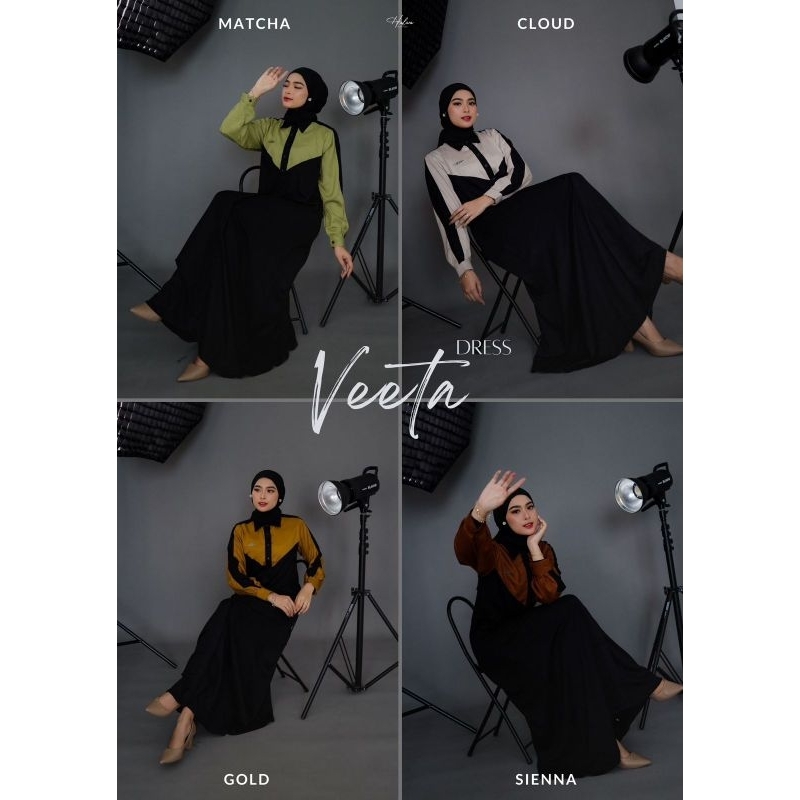 VEETA DRESS BY HALWA APPAREL// GAMIS POLOS WANITA// GAMIS TWILL UNIQLO