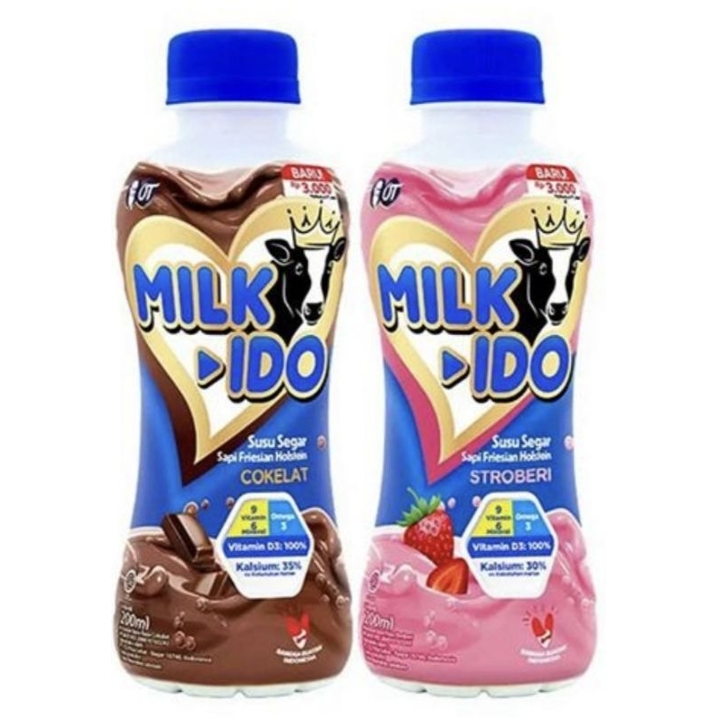 Susu Milk Ido Botol 200ml
