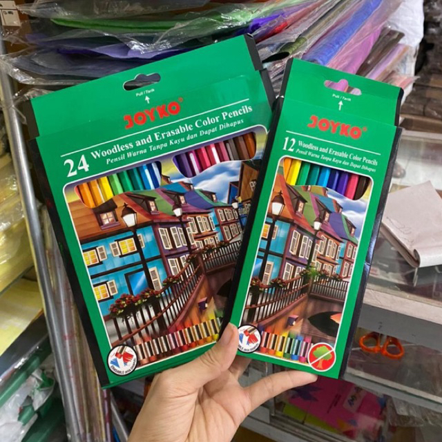 

Pensil Warna Joyko 24 / 12 warna