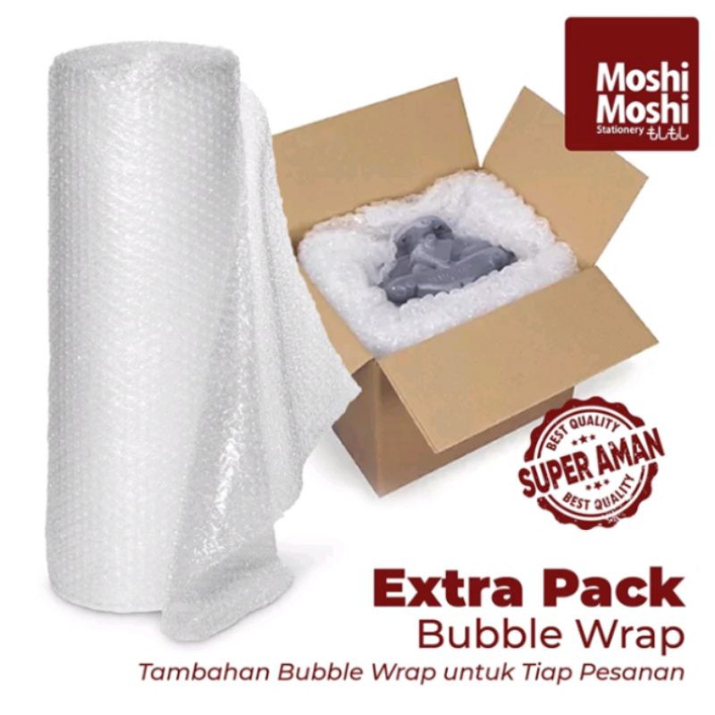 

extra kardus dan bubble wrap