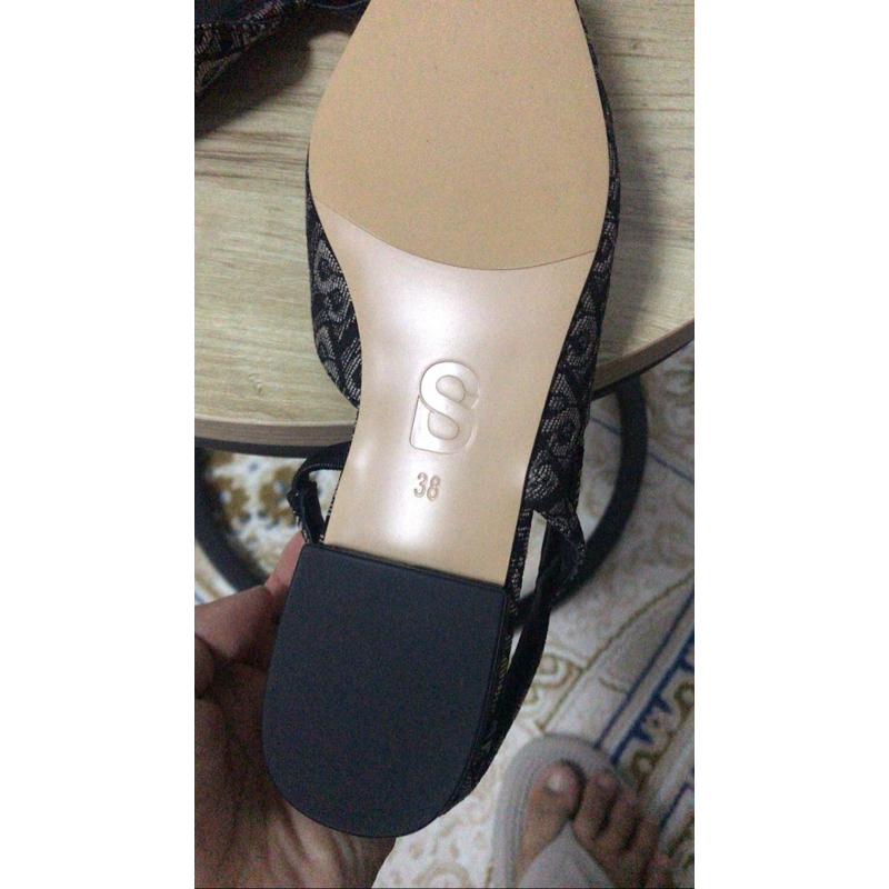 bimu slingback shoes black