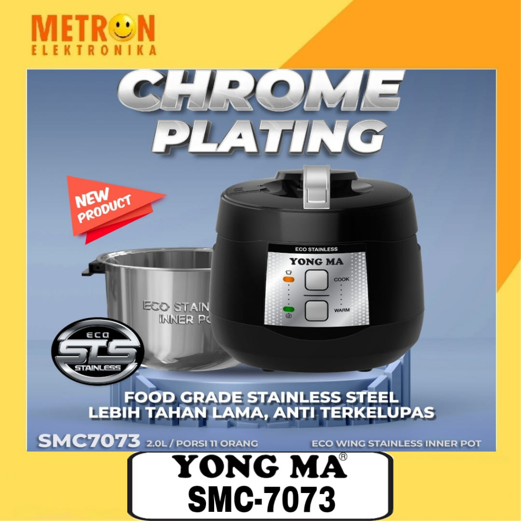 YONGMA SMC 7073 - MAGIC COM 2 LITER - STAINLESS INNERPOT