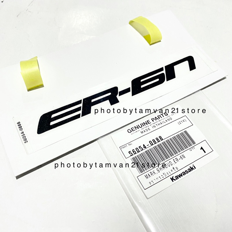 LOGO STICKER EMBLEM BODY SAYAP KAWASAKI ER6n Er-6n ORIGINAL