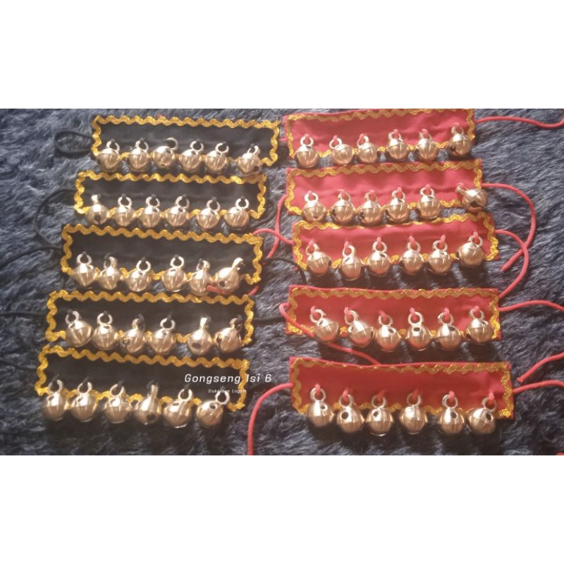 Gongseng gelang tari model 6 krincing
