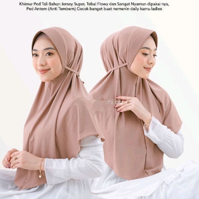 PROMO BERGO PED TALI KEPANG LONCENG BAHAN JERSEY /JILBAB BERGO KEPANG