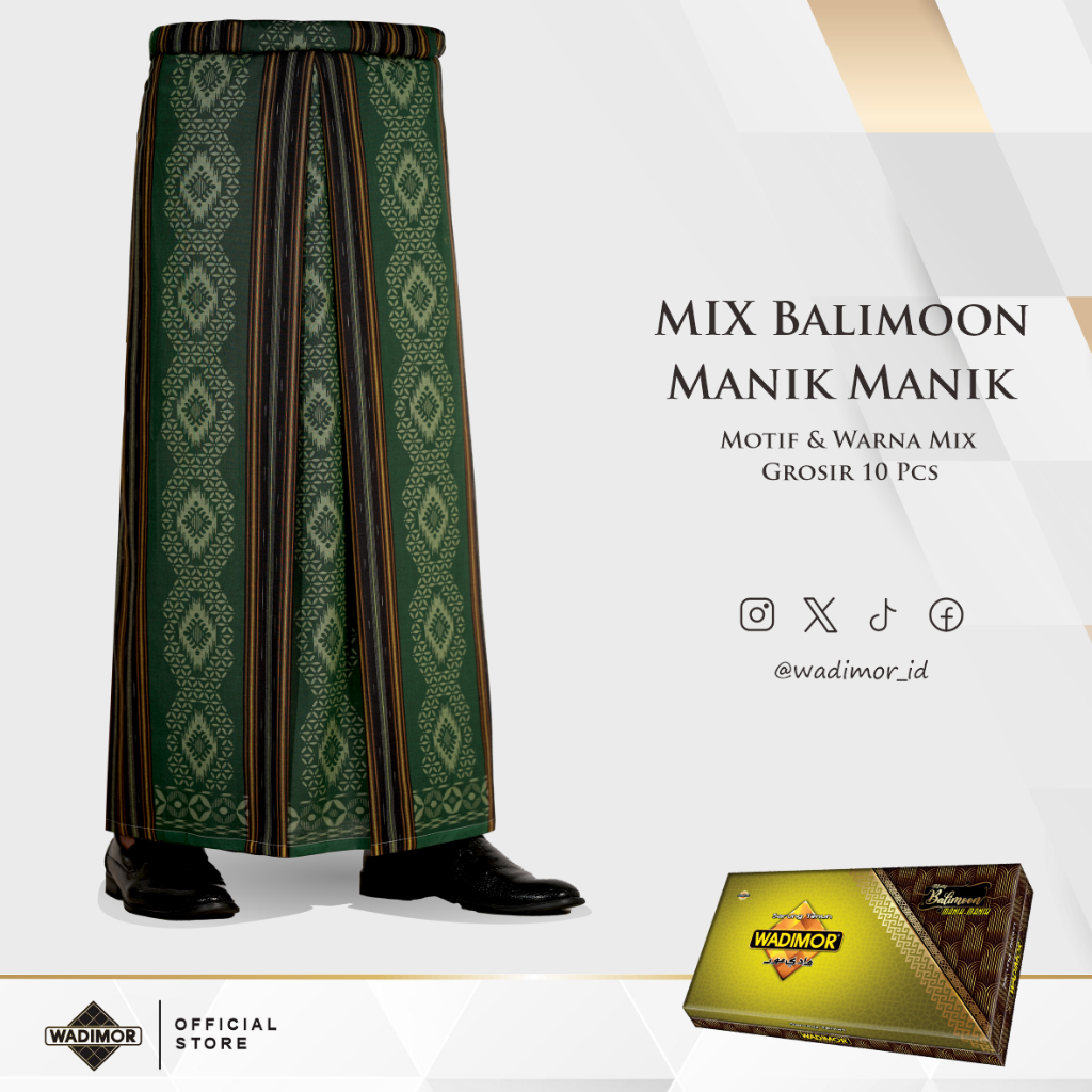 GROSIR WADIMOR BALIMOON MANIK MANIK - Setengah Kodi (10 pcs)