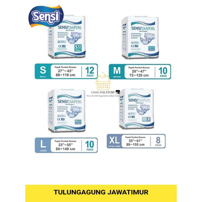 POPOK DEWASA/ADULT DIAPERS/ SENSI ADULT DIAPERS