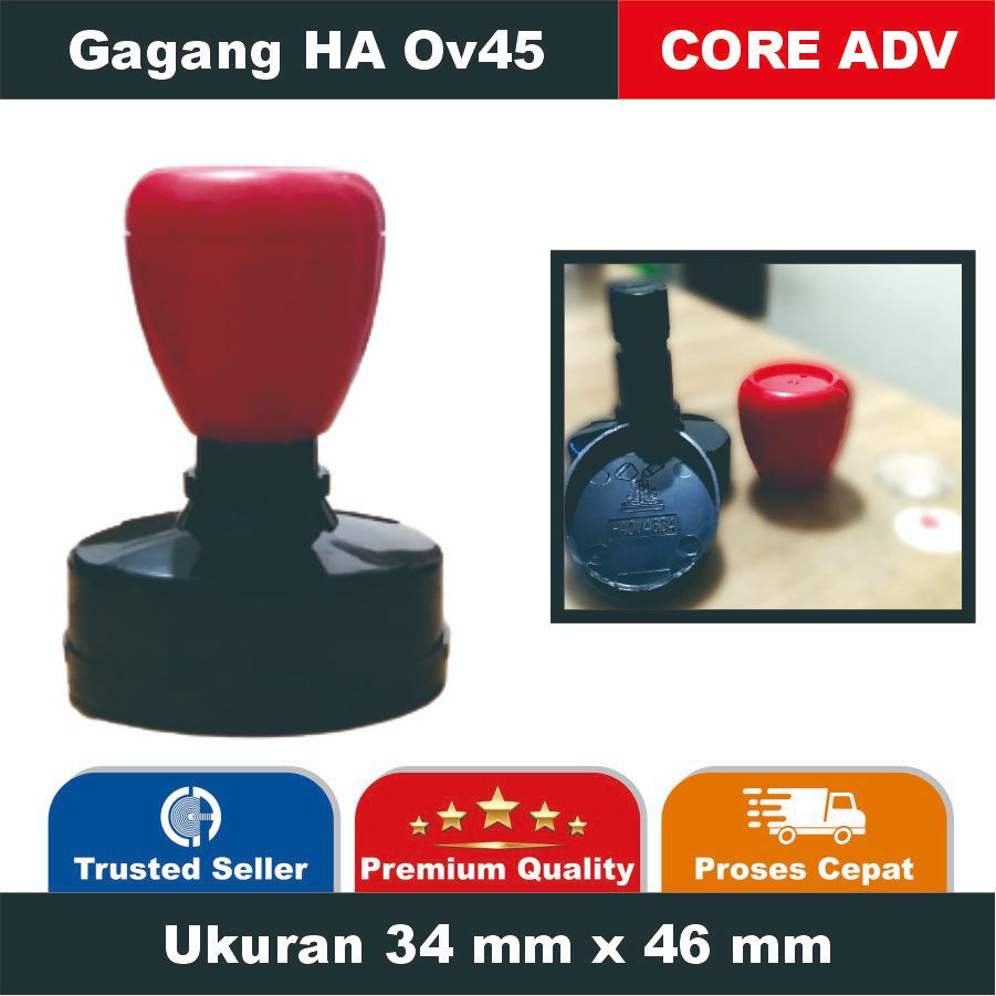 

Gagang Stempel Flash Oval 45