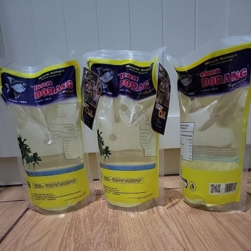 

Ikan Dorang Spesial Minyak Kelapa Pouch 950ml / 1900ml