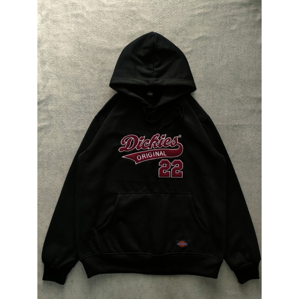 Jaket Sweater Hoodie Dickies Original 22 Premium Aplikasi Quality Distro Full Tag & Label Casual