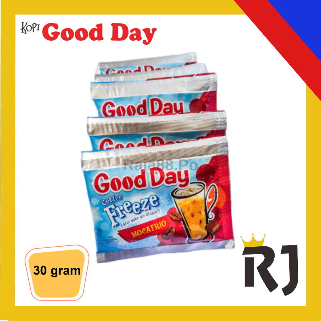 

Kopi Good Day Freeze Rasa Mocafrio Renteng (10 Sachet @30 gram)