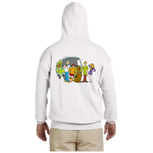 Jaket Hoodie Scooby Doo Bahan Katun Fleece | Jaket Hoodie Jumper & Ritsleting | Bisa COD