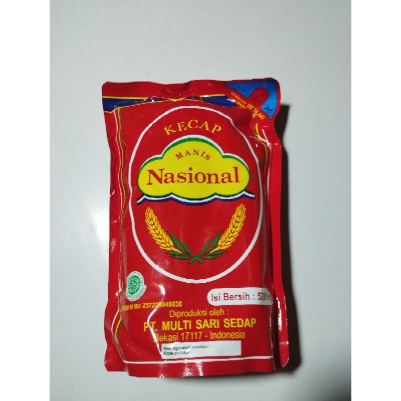 

kecap nasional berat 520/220gram