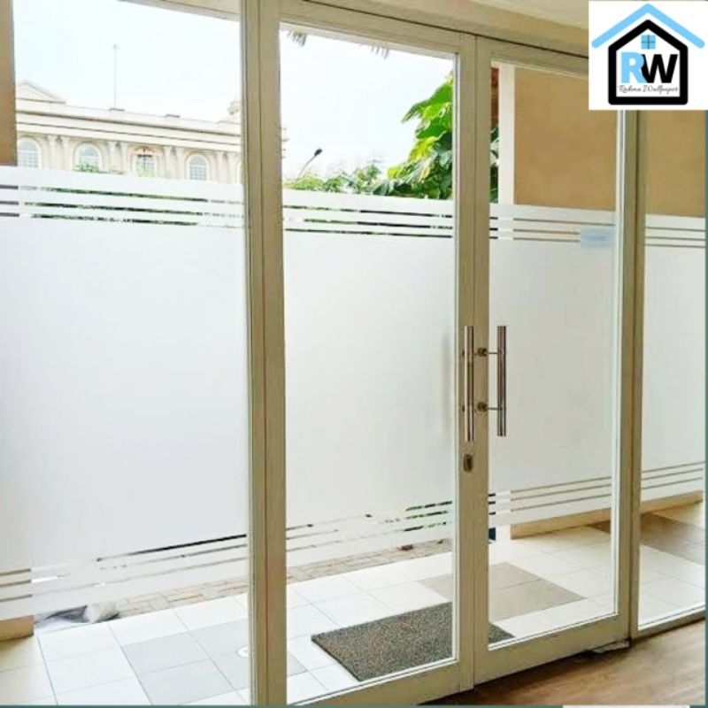 Stiker Kaca / Sunblash Jendela Pintu kaca kantor, kaca rumah