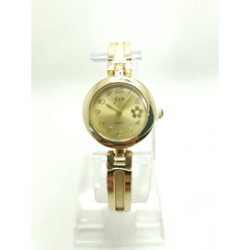 jam tangan wanita tali rantai gold model small