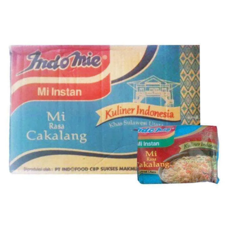 Indomie Kuah Rasa Cakalang Khas Sulawesi Utara - 1 Dus isi 40