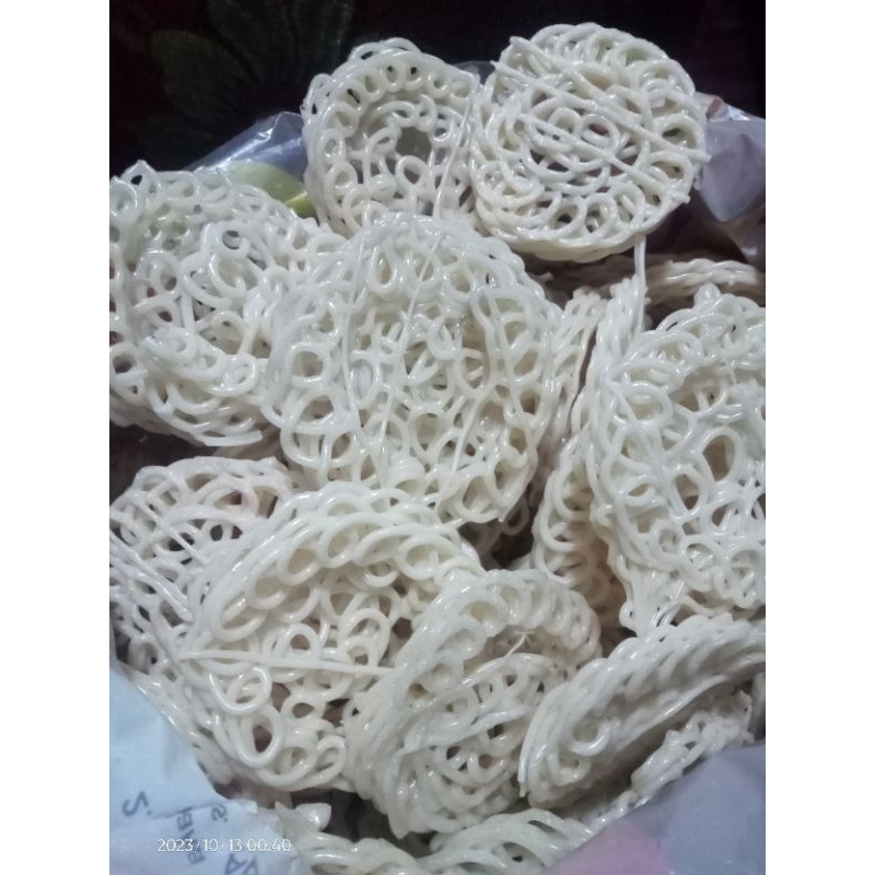 

Kerupuk mawar putih besar 250gr