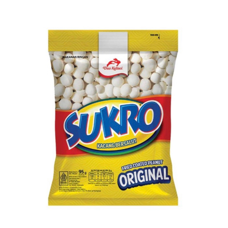 

Dua Kelinci Original Kacang Sukro 95 gram