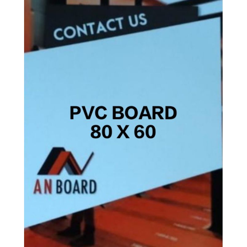 PVC BOARD 5MM / LEMBARAN/UKURAN 80CM X 60CM