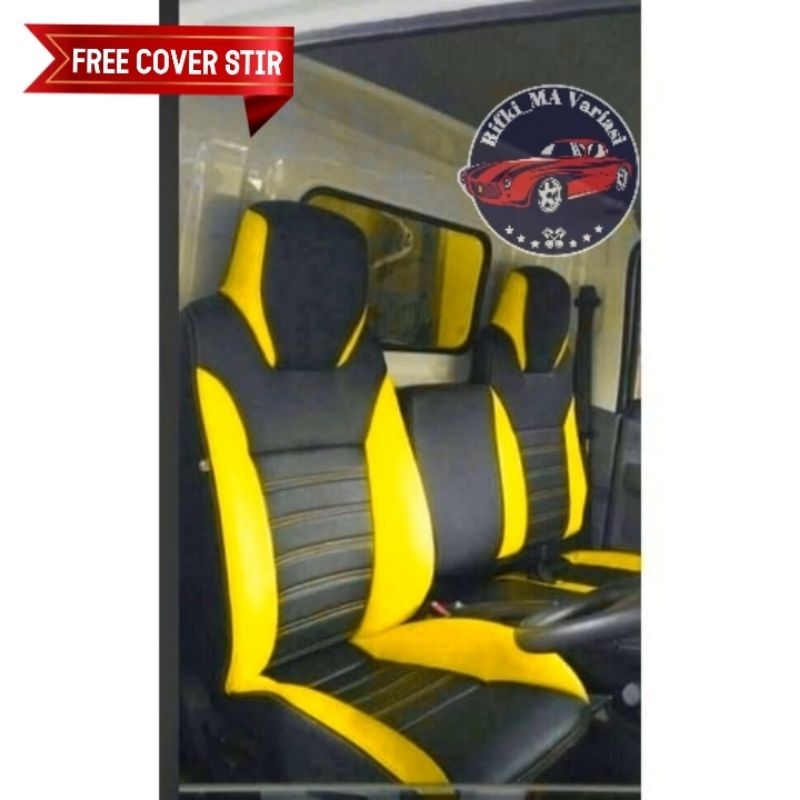 Sarung jok mobil Isuzu Nmr 71 Elf giga cover jok mobil truk Isuzu giga  / lapis pelindung jok mobil 