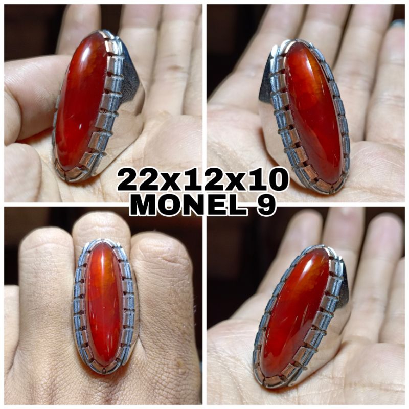 BATU AKIK PANDAN MERAH SISIK BETOK SIZE KANTORAN