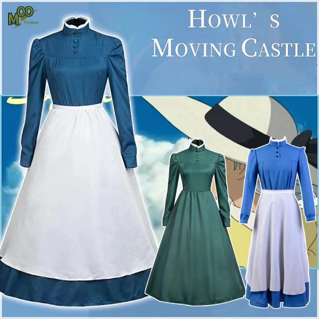 Howl's Moving Castle cosplay costume Sophie cosplay dress Christmas Halloween Party Clothing