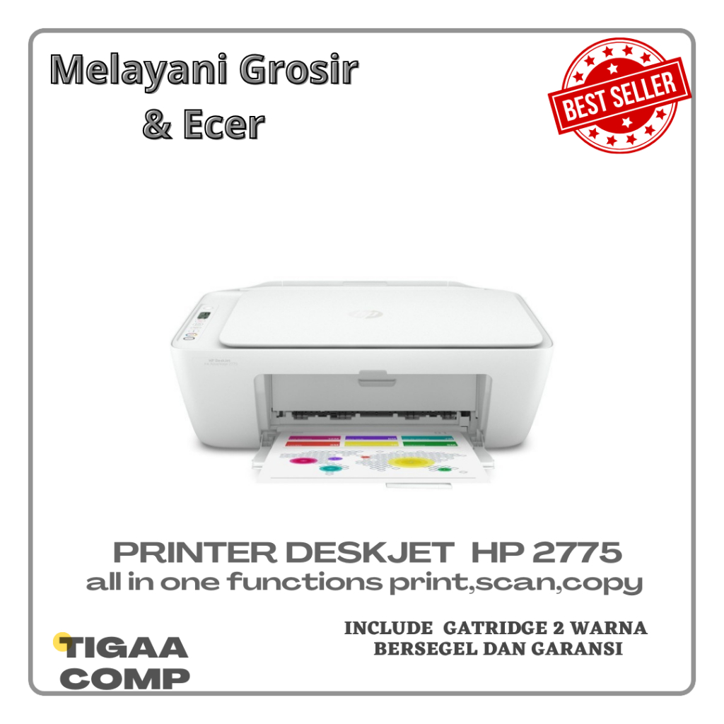 Printer Deskjet HP 2775 Print Scan Copy WiFi