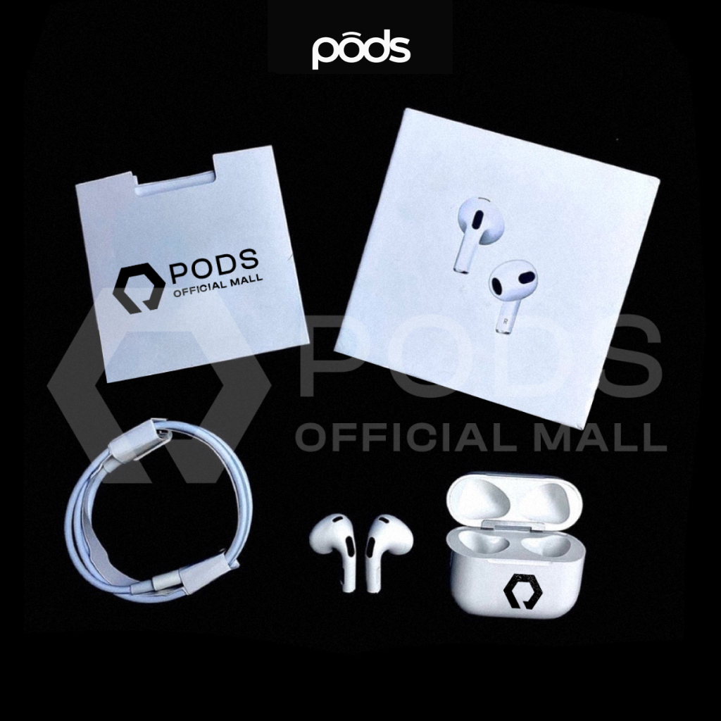 ThePods 3rd Generation Gen 3 2024 - (IMEI & Serial Number Detectable + Spatial Audio) - Final Upgrade Version 9D Hifi True Wireless Stereo Bluetooth Headset Earphone Earbuds - Headphone Spatial Audio TWS Charging Case - By PodsIndonesia Image 7