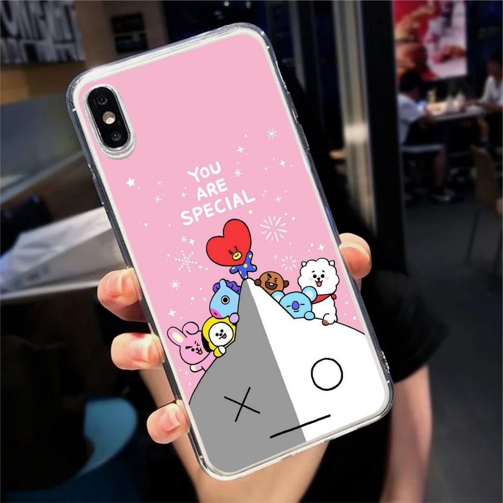 [COD]CUSTOM CASE BTS BT21 UNTUK ALL TYPE HP (1BTS62 )