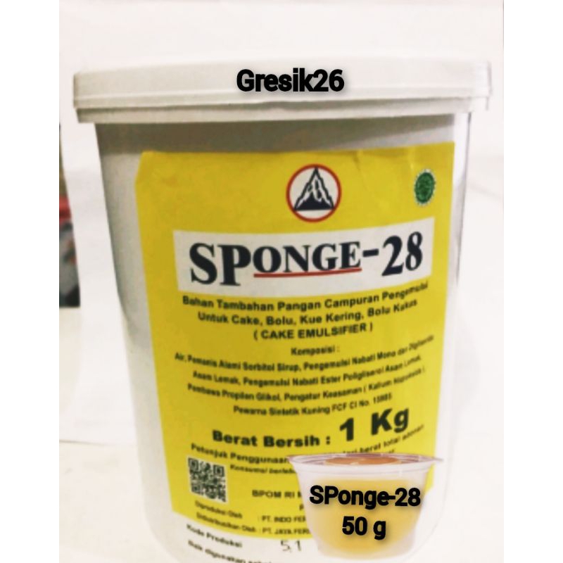 

SP Sponge-28 Repack 50gr ,Free Cup 100gr