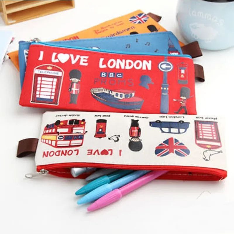 

Tempat Pensil Kanvas British Soldier Pencil Case | Stationery Storage Pencil Case | Gift Stationery Supply