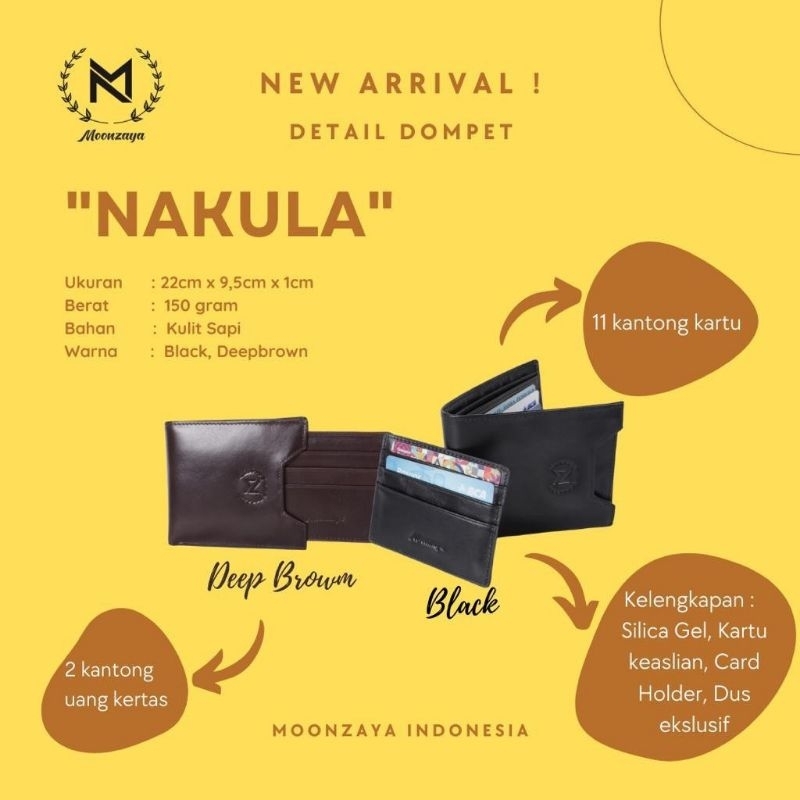 Dompet Nakula | Dompet Pria | Dompet Kulit by Moonzaya