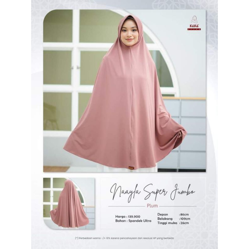NAYLA HIJAB SUPER JUMBO BY KEKE