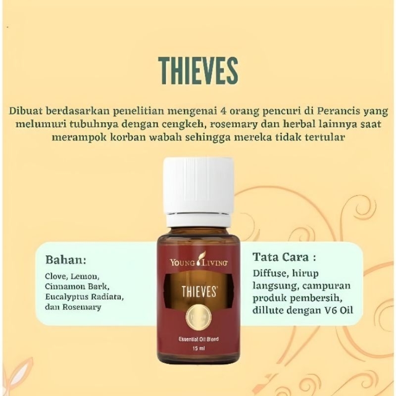 Thieves - Young Living Essential Oil - 5ml - Original - Segel