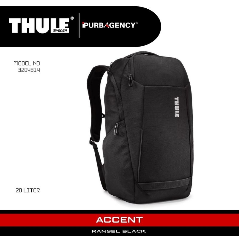 Tas Ransel Thule Accent backpack 28L - black