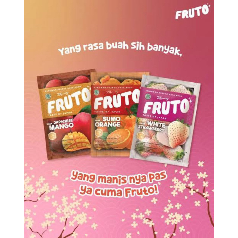 

FRUTO isi 12 scht BELI 1 GRATIS 1