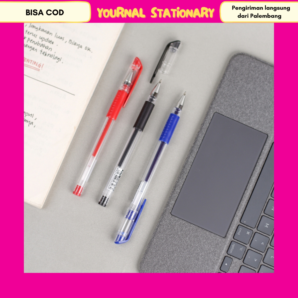 

Pulpen Flashee Standard 0.5mm Pulpen Gel Alat Tulis Bisa Refill Tinta Pen Pulpen Pena