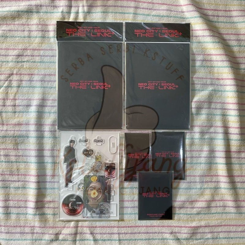 [CLEARANCE SALE] NCT 127 Merch The Link Acrylic Stand Keyring AR Ticket Fortune Scratch Haechan Taey