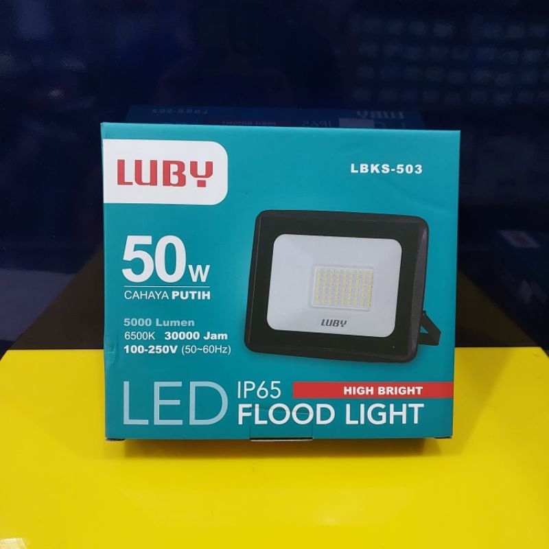 LUBY Lampu 50 W Sorot Lampu Floodlight