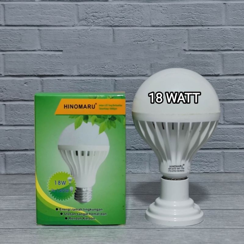 LAMPU LED BULD HINOMARU 18watt/7watt &9watt