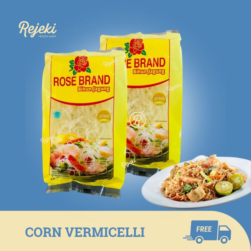 Rose Brand Vermicelli Bihun Jagung - Rejeki Frozen Mart