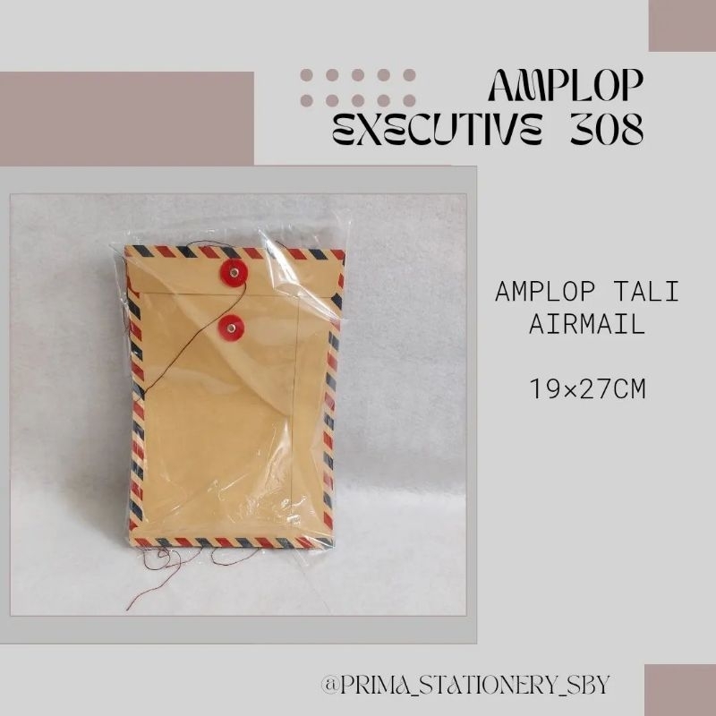 

Amplop Executive 308 Air Mail Tali